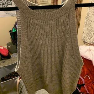 Sweater crop top